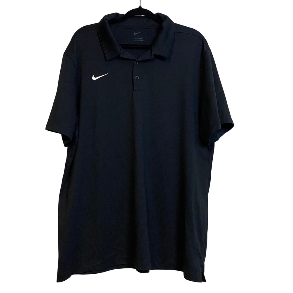Nike Mens Dri-FIT Short Sleeve Polo Shirt Black XXL 56323-05553